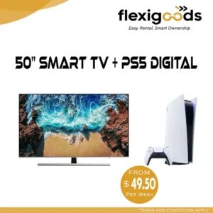 Rent to Own PS5 and Smart TV NZ 50 Inch Smart TV PS5 Combo