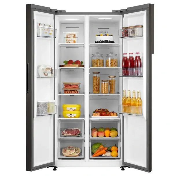 482L-Side-by-side-Fridge-Black-open-2 482L-Side-by-side-Fridge-Black-open-2