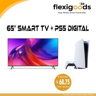 65” Smart TV + PS5 Digital Combo - Just $68.75/Week!