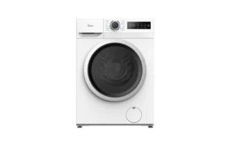 8kg front load washing machine in white