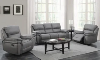 Rent to own lounge suite NZ – Maira Grey 3+1+1 Lounge Suite