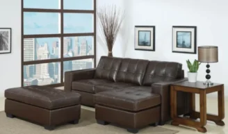 Rent to own sofa with ottoman NZ – Amira Sofa with Ottoman for $30 per week